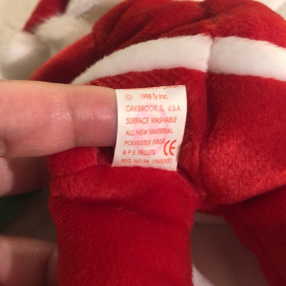 “Santa” TY Beanie Baby, Red Santa, Vintage Collectible, #4 out of 4 - Picture 12 of 13